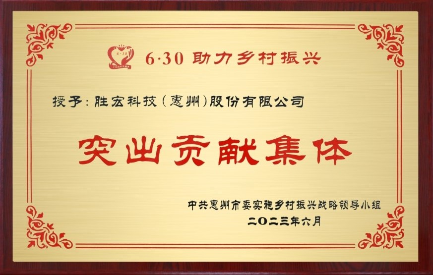 bg视讯科技荣获乡村振兴“突出贡献集体”奖